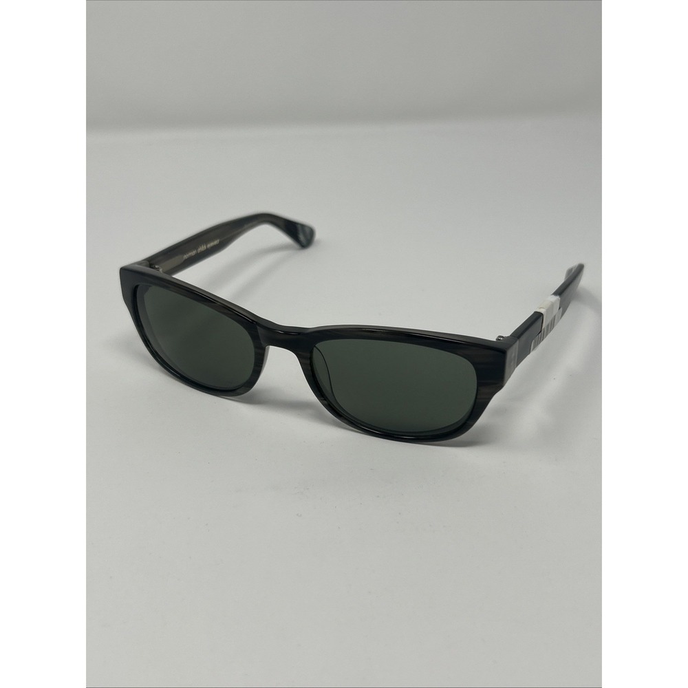 NWT Norman Childs BRUNO Sunglasses 54-20-135 Adult Charcoal Streak Frames